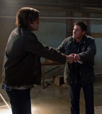 "Hello, Cruel World" - (L-R): Jared Padalecki as Sam Winchester and Jensen Ackles as Dean Winchester  in SUPERNATURAL on The CW.Photo: Jack Rowand/The CW&copy;2011 The CW Network, LLC. All Rights Reserved.