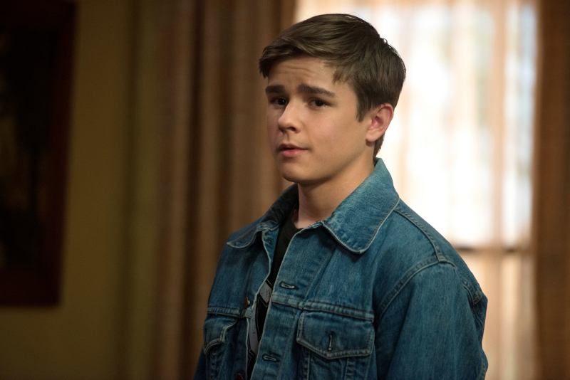 Supernatural -- "Bad Boys" -- Image SN905b_0021-- Pictured: Dylan Everett as Young Dean -- Credit: Diyah Pera/The CW --  &copy; 2013 The CW Network, LLC. All Rights Reserved