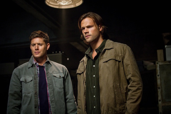 Supernatural -- "Devil May Care" -- Image SN901a_0189 -- Pictured (L-R): Jensen Ackles as Dean and Jared Padalecki as Sam -- Credit: Liane Hentscher/The CW --  &copy; 2013 The CW Network. All Rights Reserved
