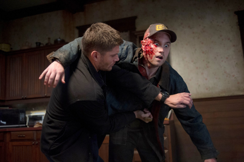 Supernatural -- "First Born" -- Image SN911b_0056 -- Pictured (at left): Jensen Ackles as Dean -- Credit: Diyah Pera/The CW --  &copy; 2014 The CW Network, LLC. All Rights Reserved