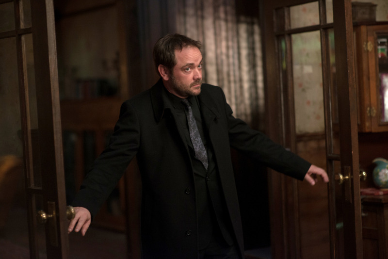 Supernatural -- "First Born" -- Image SN911b_0466 -- Pictured: Mark Sheppard as Crowley -- Credit: Diyah Pera/The CW --  &copy; 2014 The CW Network, LLC. All Rights Reserved
