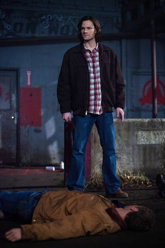 Supernatural -- "Survival Instincts" -- Image NK309a_0015 -- Pictured (L-R): Devon Sawa as Owen and Maggie Q as Nikita -- Credit: Ben Mark Holzberg/The CW -- &copy; 2013 The CW Network. All Rights Reserved