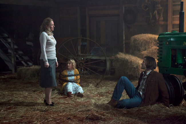 Supernatural -- "Sharp Teeth" -- Image SN912a_0039 -- Pictured (L-R): Eve Gordon as Sister Joy, Sarah Smyth as Bess, and Jared Padalecki as Sam -- Credit: Katie Yu/The CW --  &copy; 2014 The CW Network, LLC. All Rights Reserved