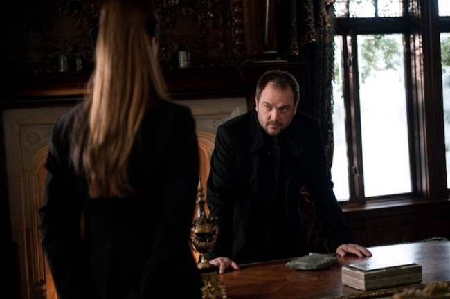 Supernatural -- â€œTaxi Driver" -- Image SN819a_0341 -- Pictured: Mark Sheppard as Crowley -- Credit: Diyah Pera/The CW --  &copy; 2013 The CW Network. All Rights Reserved