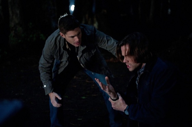 Supernatural -- â€œTaxi Driver" -- Image SN819b_0362 -- Pictured (L-R): Jensen Ackles as Dean and Jared Padalecki as Sam -- Credit: Diyah Pera/The CW --  &copy; 2013 The CW Network. All Rights Reserved