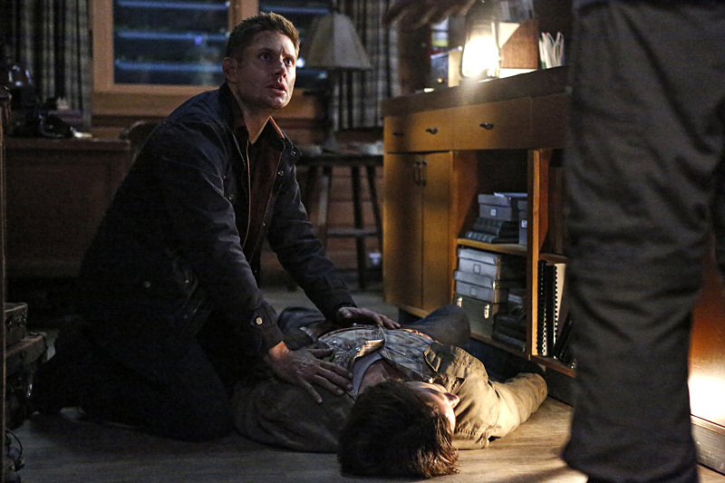 Supernatural -- "Red Meat" -- Image SN1117a_0138.jpg -- Pictured (L-R): Jensen Ackles as Dean and Jared Padalecki as Sam -- Photo: Bettina Strauss/The CW -- ÃÂ© 2016 The CW Network, LLC. All Rights Reserved