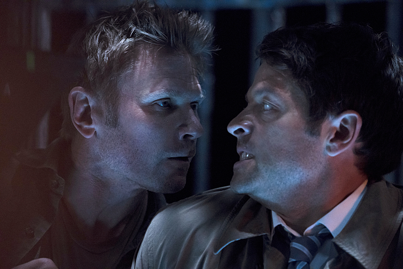 Supernatural -- "The Devil in The Details" -- Image SN1110b_0099 -- Pictured (L-R): Mark Pellegrino as Lucifer and Jensen Ackles as Dean -- Photo: Katie Yu/The CW -- ÃÂ© 2016 The CW Network, LLC. All Rights Reserved.