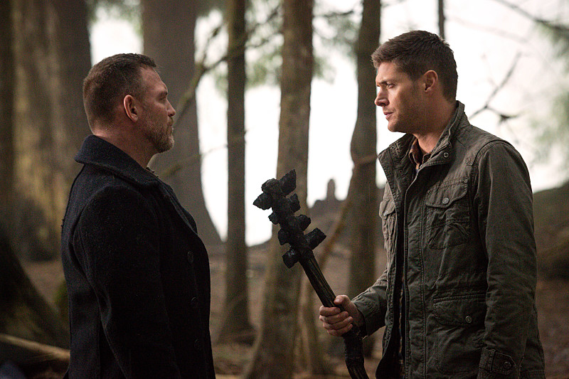 Supernatural -- "The Werther Project" -- Image SN1019A_0101 -- Pictured (L-R): Ty Olsson as Benny and Jensen Ackles as Dean -- Photo: Liane Hentscher/The CW -- ÃÂ© 2015 The CW Network, LLC. All Rights Reserved.